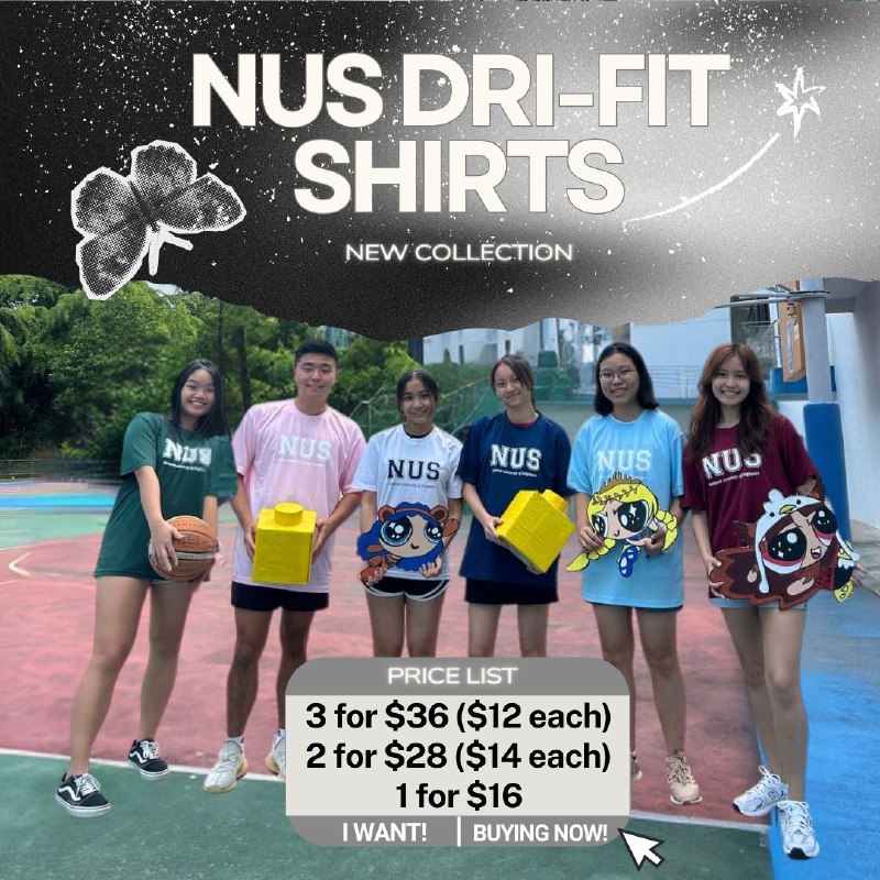 NUS Shirt Sales