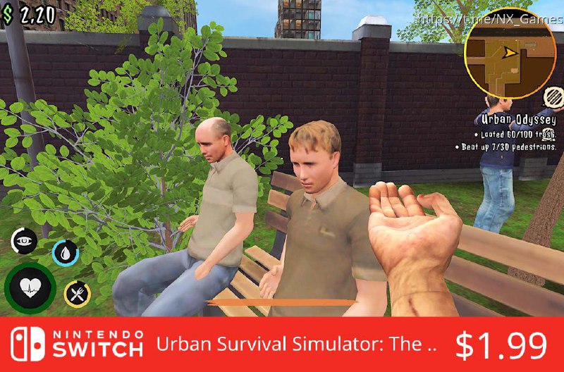 **Urban Survival Simulator: The Bum's Journey**