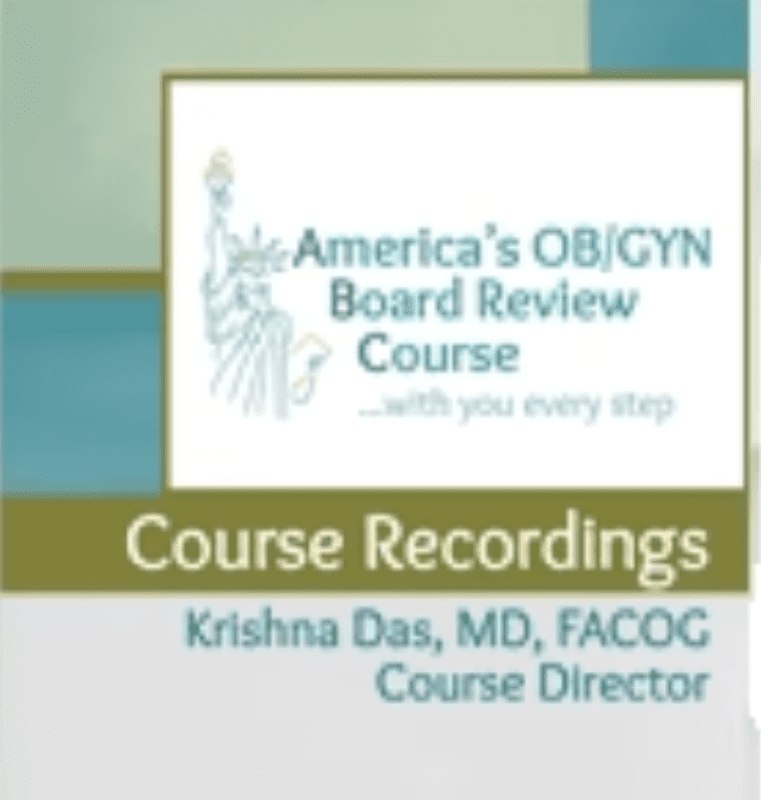 **America’s OB/GYN Board Review Course Recordings …