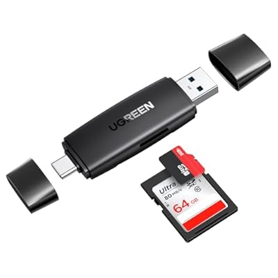 UGREEN Lector Tarjetas SD TF USB C Card Reader USB 3.0 Adaptador Tarjeta de Memoria SD y Micro SD Compatible …