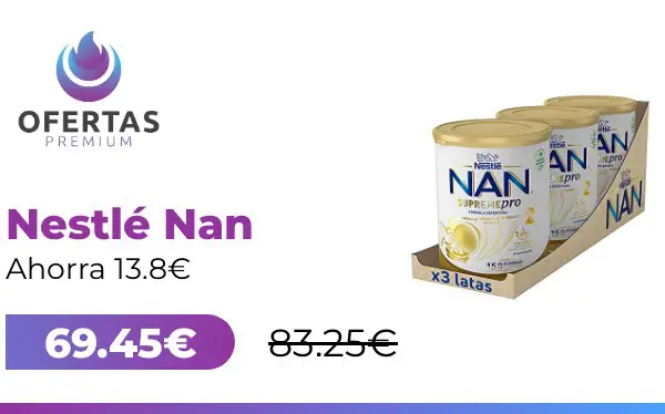 *****🥇*** Nestlé Nan Supremepro 2 Leche de Continuación en Polvo, 3 x 800g, Formato Exclusivo**