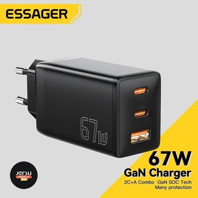 **Carregador Essager GaN USB C 65W …