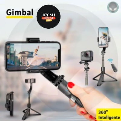 **Estabilizador Smartphone Celular Gimbal L08 Bluetooth …