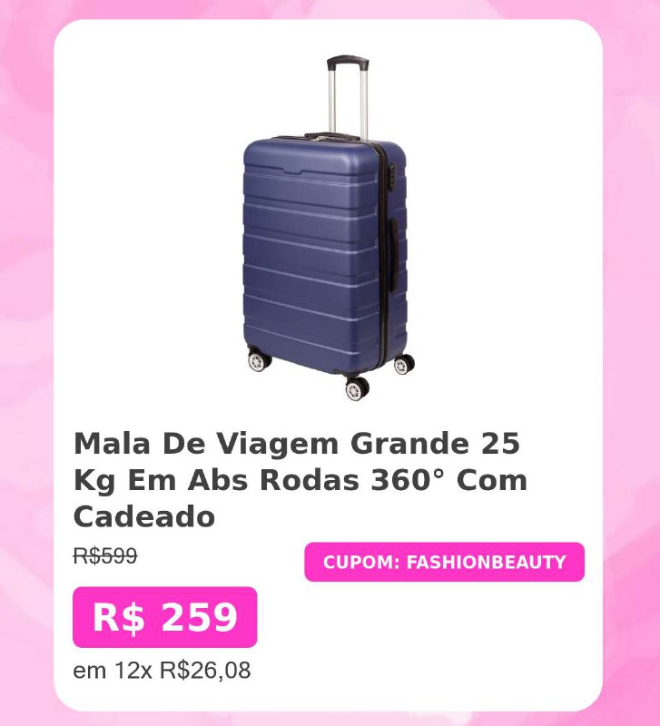 ***?️******✨***Mala De Viagem Grande 25 Kg …