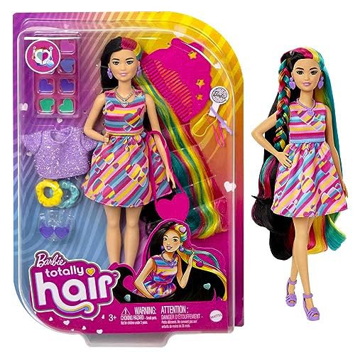 [***⭐️***](https://m.media-amazon.com/images/I/51yyUpLXAcL._SL500_.jpg) Barbie Totally Hair ***⭐️*** Con melena arcoíris y accesorios