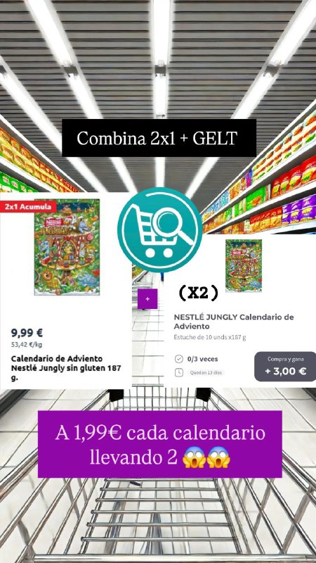 ***🚨*****Nueva combinación en carrefour disponible!** Calendarios …