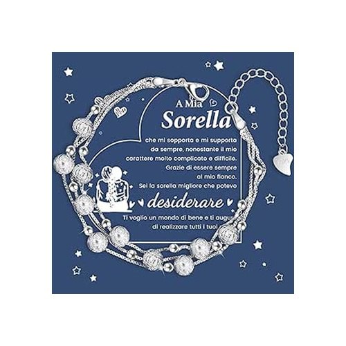 **YELUWA Regalo Amica Bracciale Sorella Regali …