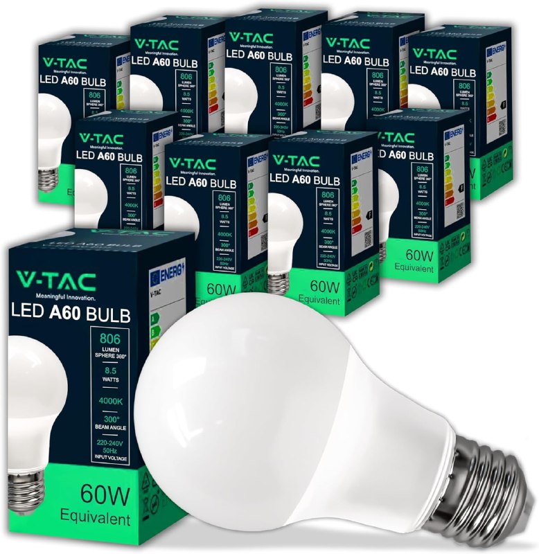 V-TAC 10x Lampadine LED con Attacco …