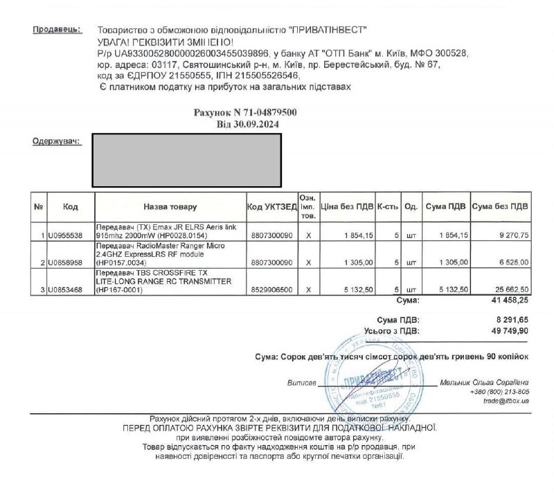 Звіти по зборам