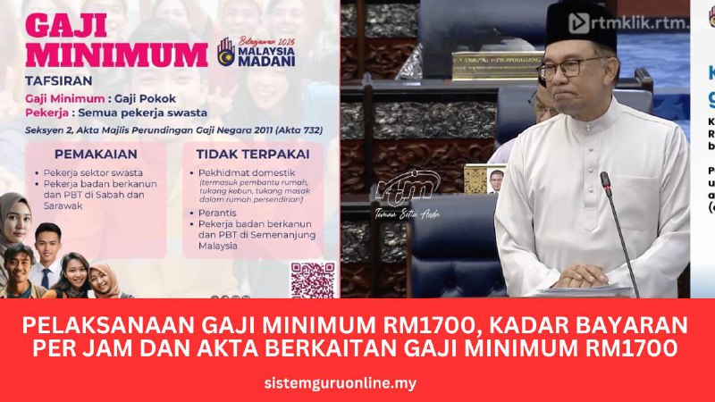 **MAKLUMAT LENGKAP PENERANGAN GAJI MINIMUM RM1700 …