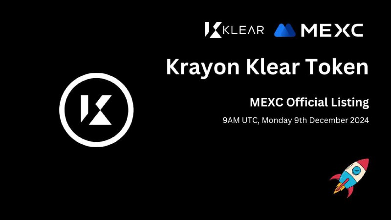 ***✅*** **Krayon (****$KLEAR****) Mexc 상장 예정**