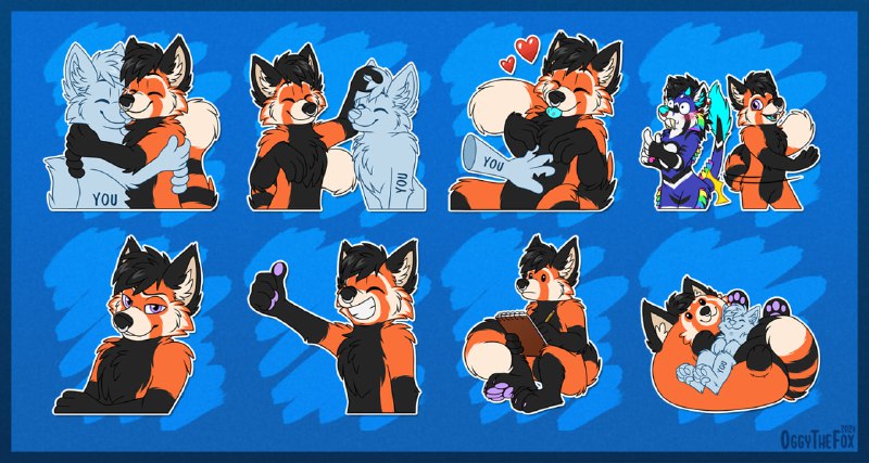 Finished stickers for [@CanysWaltz](https://t.me/CanysWaltz) :)