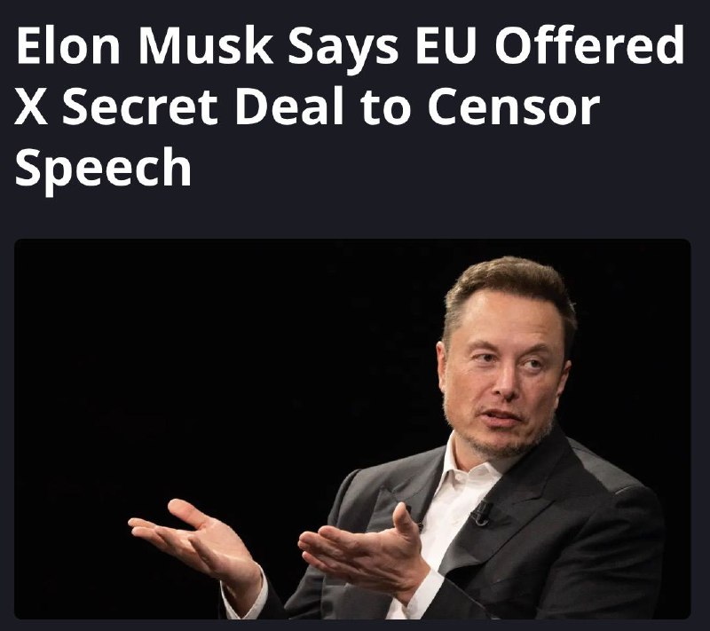 Elon Musk afirmou que a UE …