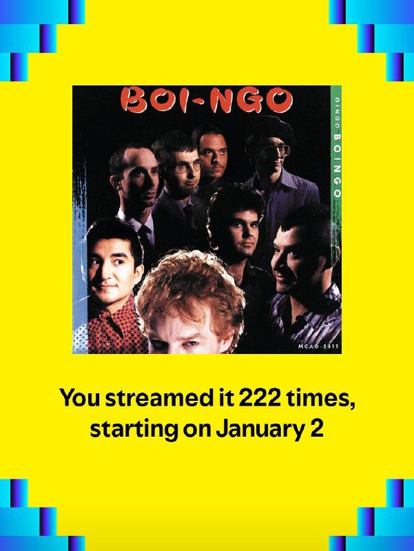 Oingo Boingo confession 🗣💥