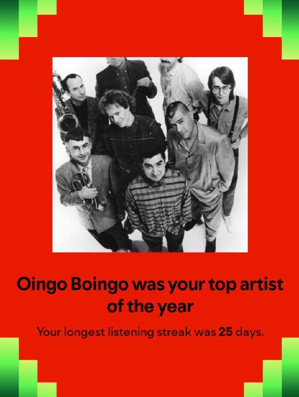 Oingo Boingo confession 🗣💥