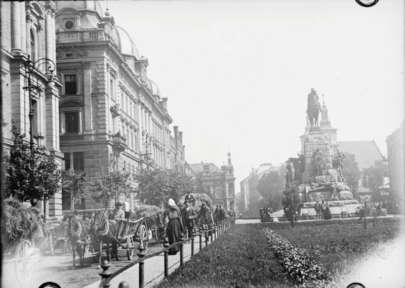 Plac Matejki, 1910