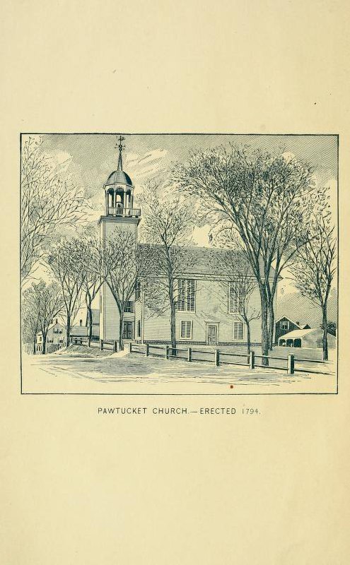 Pawtucket Church erected in 1794 in …