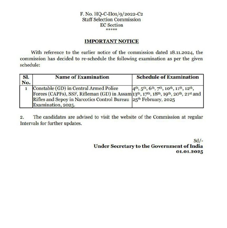 ***📝*** SSC GD 2025 Revised Exam …