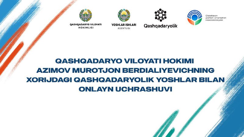 ***✅*****Qashqadaryo viloyati hokimi Murotjon Azimovning xorijdagi …