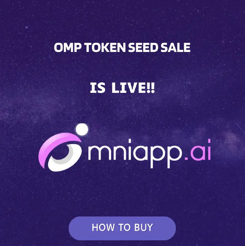 [Omniapp.ai](http://Omniapp.ai/) OMP Token Seed Sale Is Live!! (How To Join)