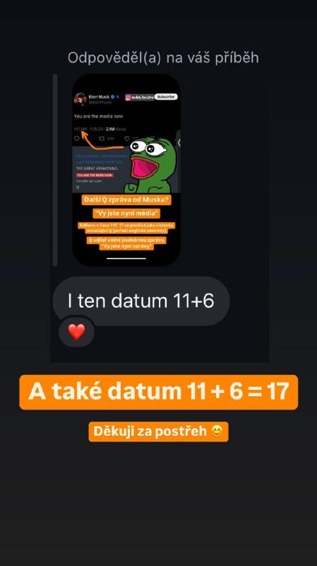 Pro více obsahu mě sleduj na