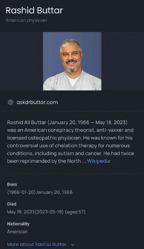 Dr. Rashid Buttar.