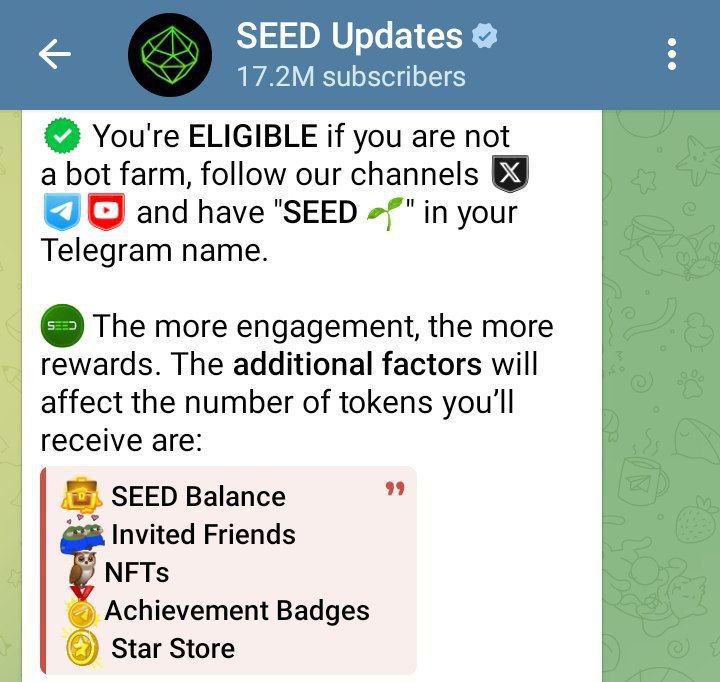 **Seed এ Eligible হতে এই ৩ …