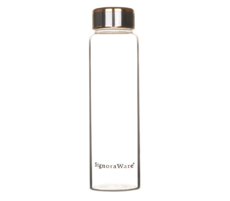 SignoraWare Borosilicate Glass Water Bottle (750 …