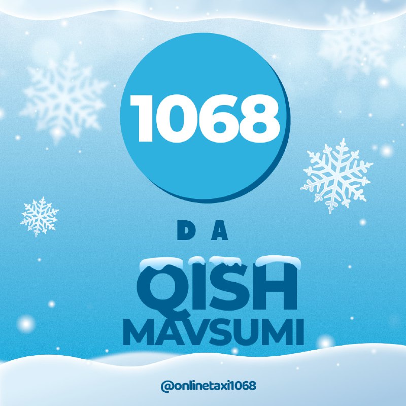 *****❄️**********1️⃣**********0️⃣**********6️⃣**********8️⃣***** **da qish mavsumi