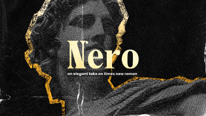 ***⌨*** **Nero Free font**