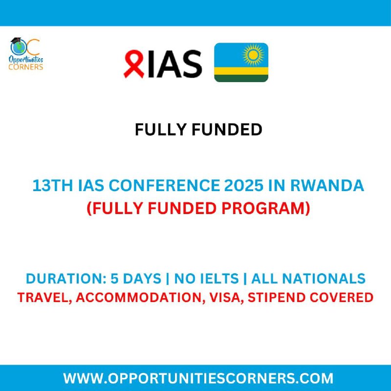 13th IAS Conference 2025 in Rwanda …