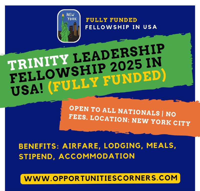 Trinity Leadership Program 2025 in USA …