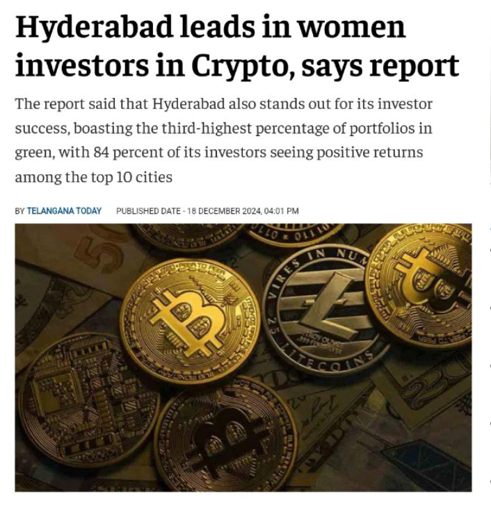 Hyderabad Tops in Indian Women Crypto …