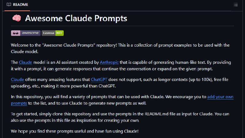 ***?*** [awesome-claude-prompts](https://github.com/langgptai/awesome-claude-prompts) — это коллекция лучших …