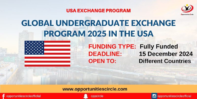 Global Undergraduate Exchange Program 2025 in …