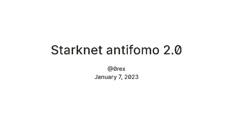 Деплоим контракт в mainnet Starknet’a за пару минут