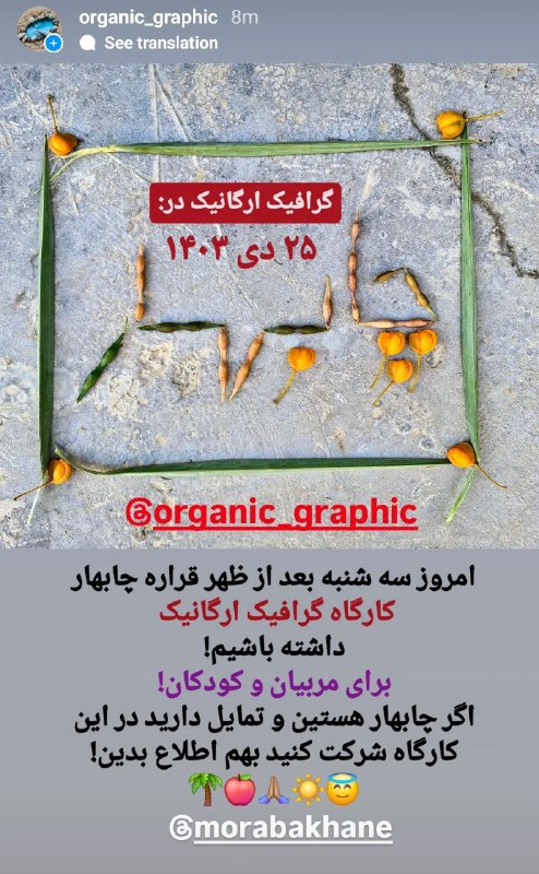 🍎 گرافیک ارگانیک . مهدی شمسی