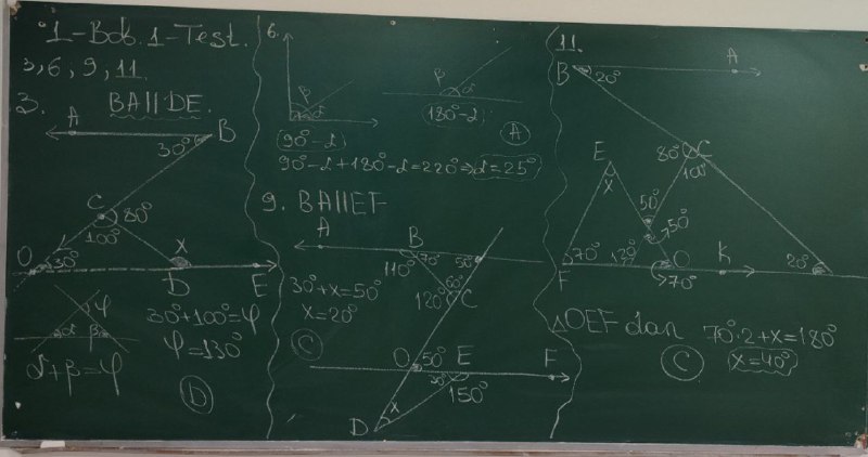 Turk geometriya 2025 kitobimni 1-2-Testlaridan ba'zilarini …