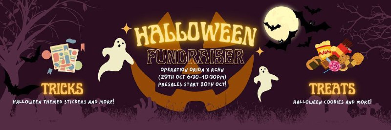 OPERATION ORION x RCHN HALLOWEEN FUNDRAISER