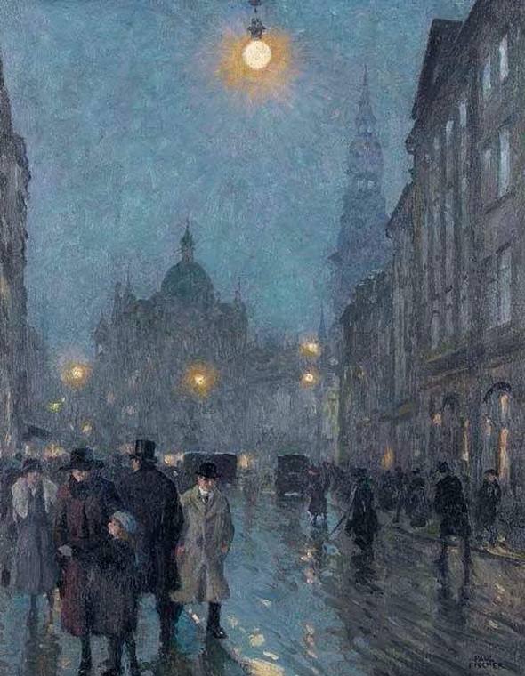 “Evening Copenhagen”, Paul Gustav Fischer (22 …