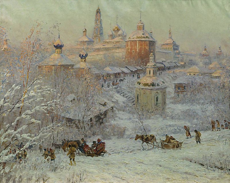 "Winter in the Trinity", Nikolay Dubovskoy …