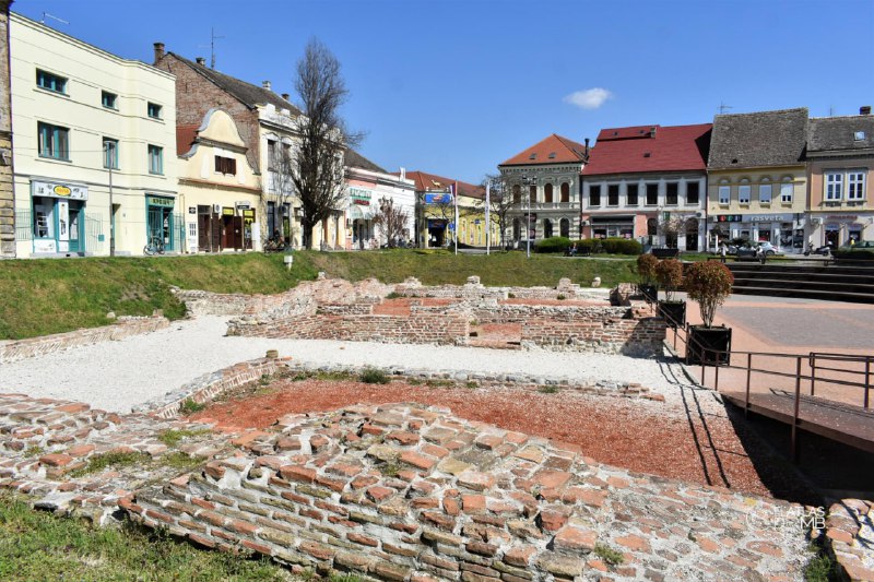 Roman ruins in the historical center …