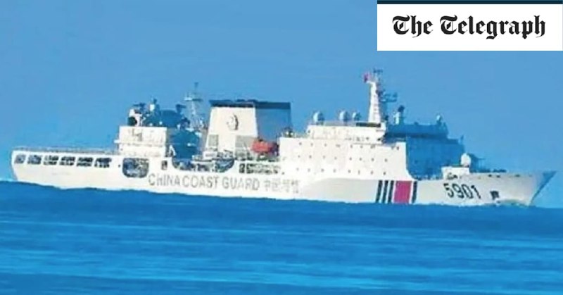 **China has anchored the world’s largest coastguard ship in the Philippines’ exclusive economic zone in the South China Sea in …
