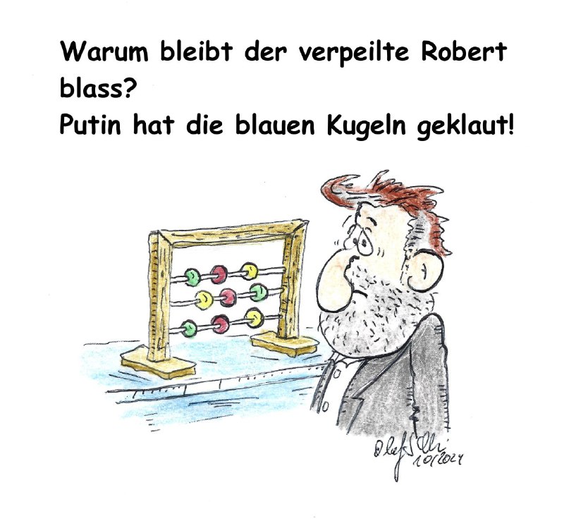 Warum bleibt der verpeilte Robert blass?