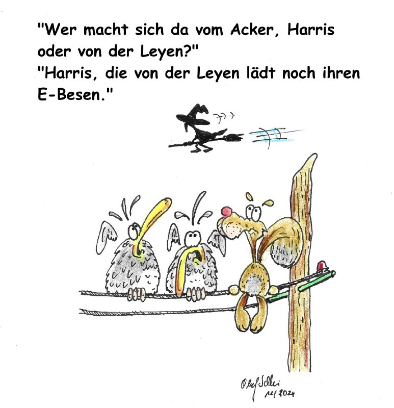 "Wer macht sich da vom Acker, …