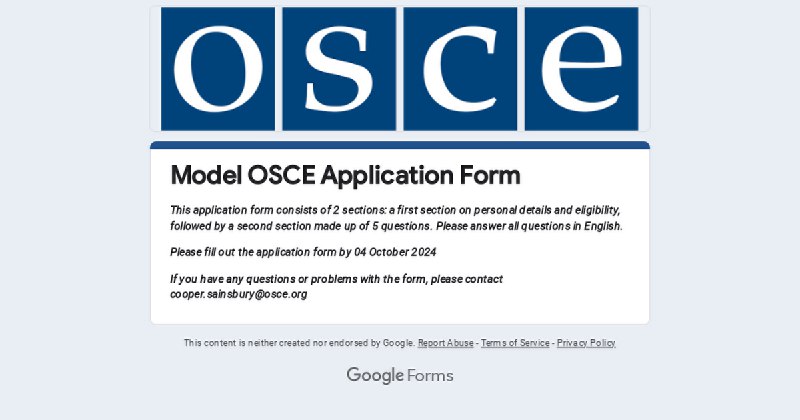 The OSCE Project Co-ordinator in Uzbekistan …