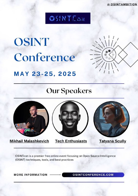 ***🚨*** OSINTCon 2025 – Meet the …