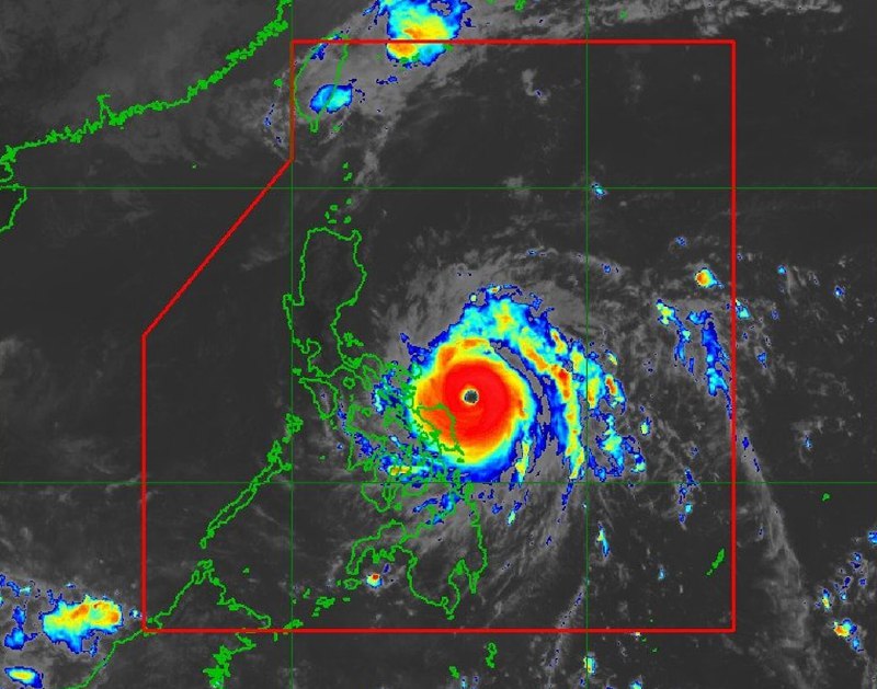 Super Typhoon "Pepito" Approaches Philippines. The …