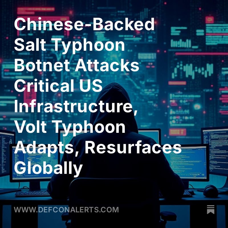 Chinese-Backed Salt Typhoon Botnet Attacks Critical …