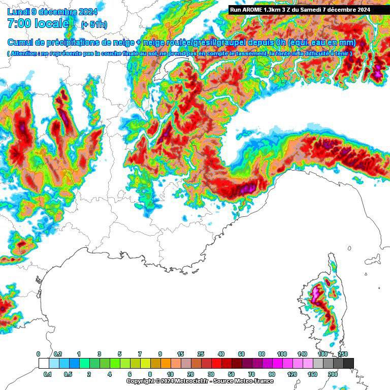 **Ecco le precipitazioni nevose attese entro …